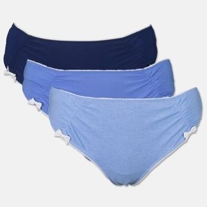 New Essie Women's 3 Pack Thong Panties Underwear